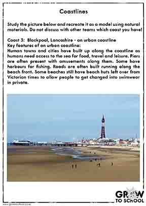 Geography – Features of UK coastlines